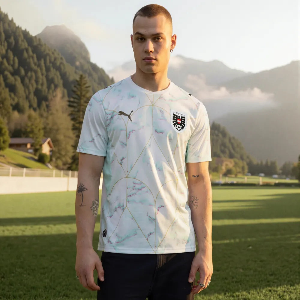 ÖFB Herrenfußballshirt Away Jersey Replica