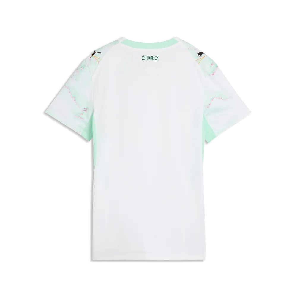 Österreich Damenfußballshirt ÖFB Away Jersey Replica, Auswärtstrikot für Spiel und Fan Einsatz mit DRYCELL und Teamdesign - machsport – Bild 