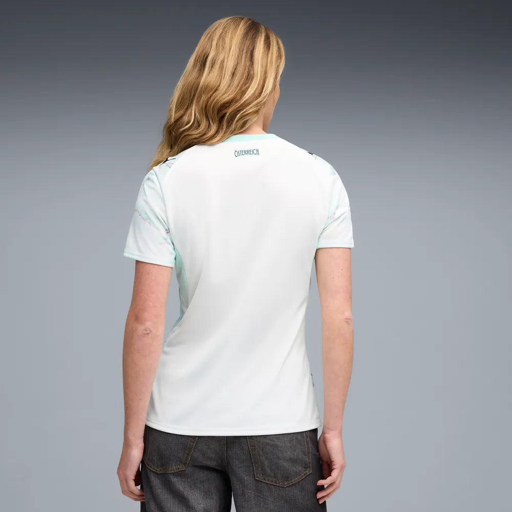 Österreich Damenfußballshirt ÖFB Away Jersey Replica, Auswärtstrikot für Spiel und Fan Einsatz mit DRYCELL und Teamdesign - machsport – Bild 