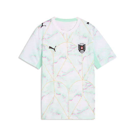 ÖFB Kinderfußballshirt Away Jersey Replica – weiß / 128