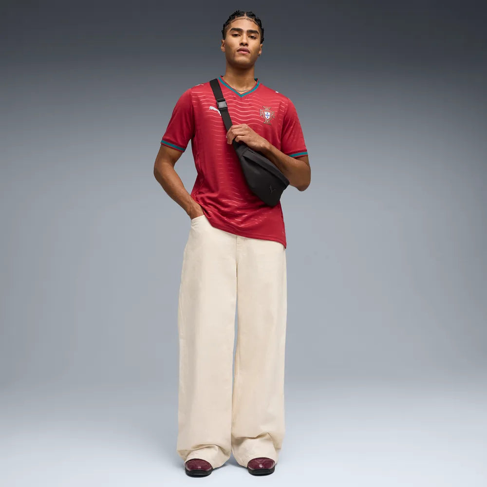 Portugal Herrenfußballshirt Home 2026, Heimtrikot für die WM 2026 mit dryCELL und Teamdesign - machsport