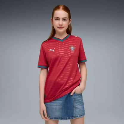 Portugal Kinderfußballshirt Home 2026, Heimtrikot mit DryCELL für junge Portugal Fans - machsport