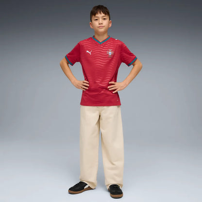 Portugal Kinderfußballshirt Home 2026, Heimtrikot mit DryCELL für junge Portugal Fans - machsport