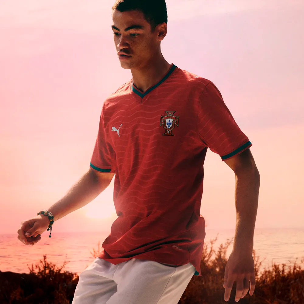 Portugal Kinderfußballshirt Home 2026, Heimtrikot mit DryCELL für junge Portugal Fans - machsport – Bild 