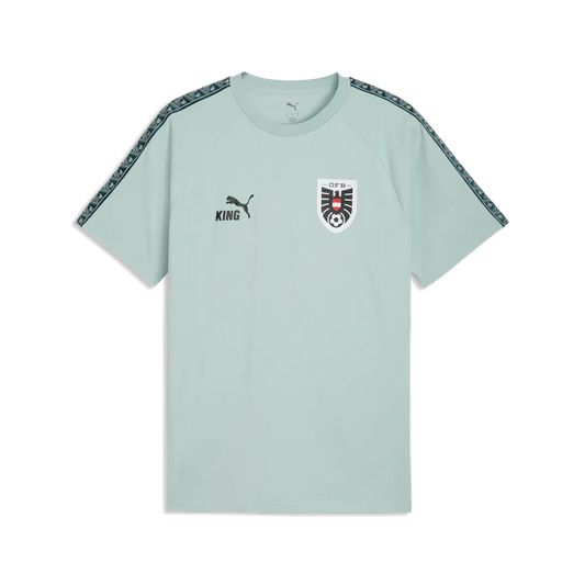 Österreich ÖFB Herrenfußballshirt King Tee, Modern Mint-Puma Black – hellgrün / M
