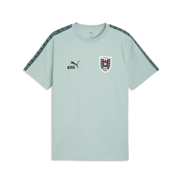 Österreich ÖFB Herrenfußballshirt King Tee, Modern Mint-Puma Black