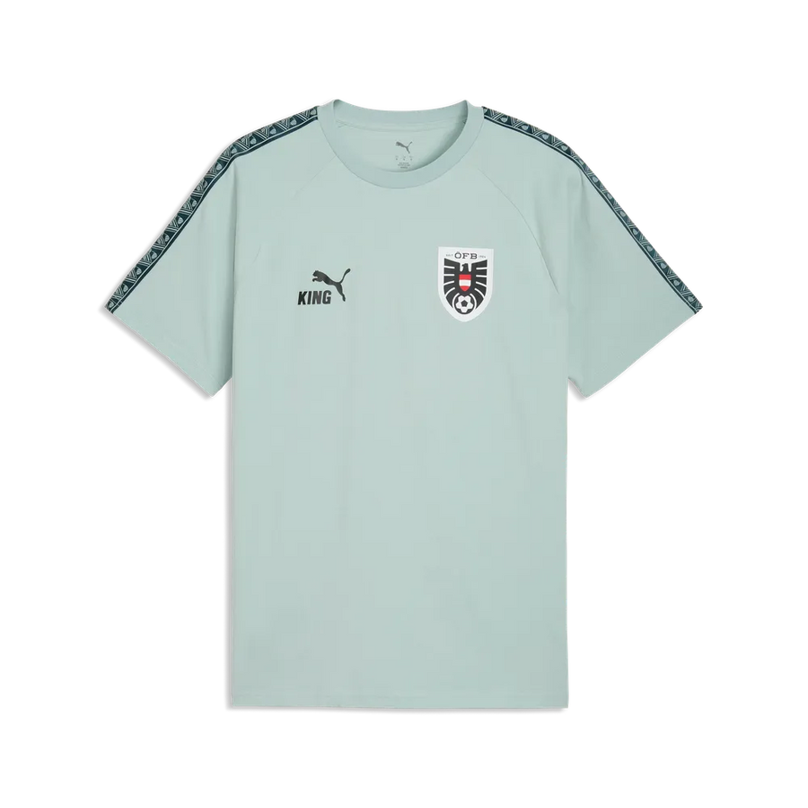 Österreich ÖFB Herrenfußballshirt King Tee, Modern Mint-Puma Black