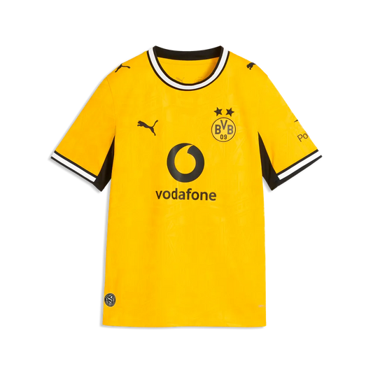 BVB Kinderfußballshirt Heimtrikot Replica 2026/2027, Borussia Dortmund Heimtrikot mit dryCELL für junge Fans – gelb / 128