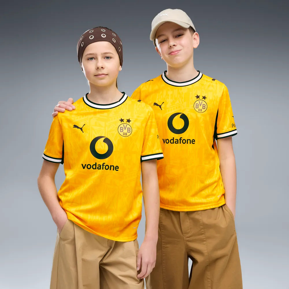 BVB Kinderfußballshirt Heimtrikot Replica 2026/2027, Borussia Dortmund Heimtrikot mit dryCELL für junge Fans - machsport