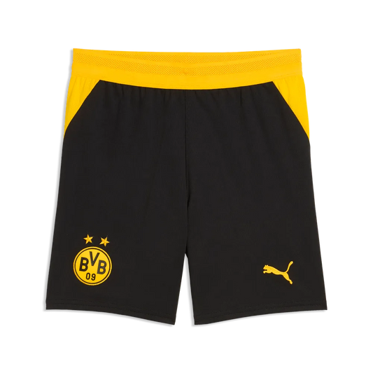 BVB Kinderfußballhose Replica 2026/2027, Borussia Dortmund Shorts mit dryCELL für junge Fans – schwarz / 128