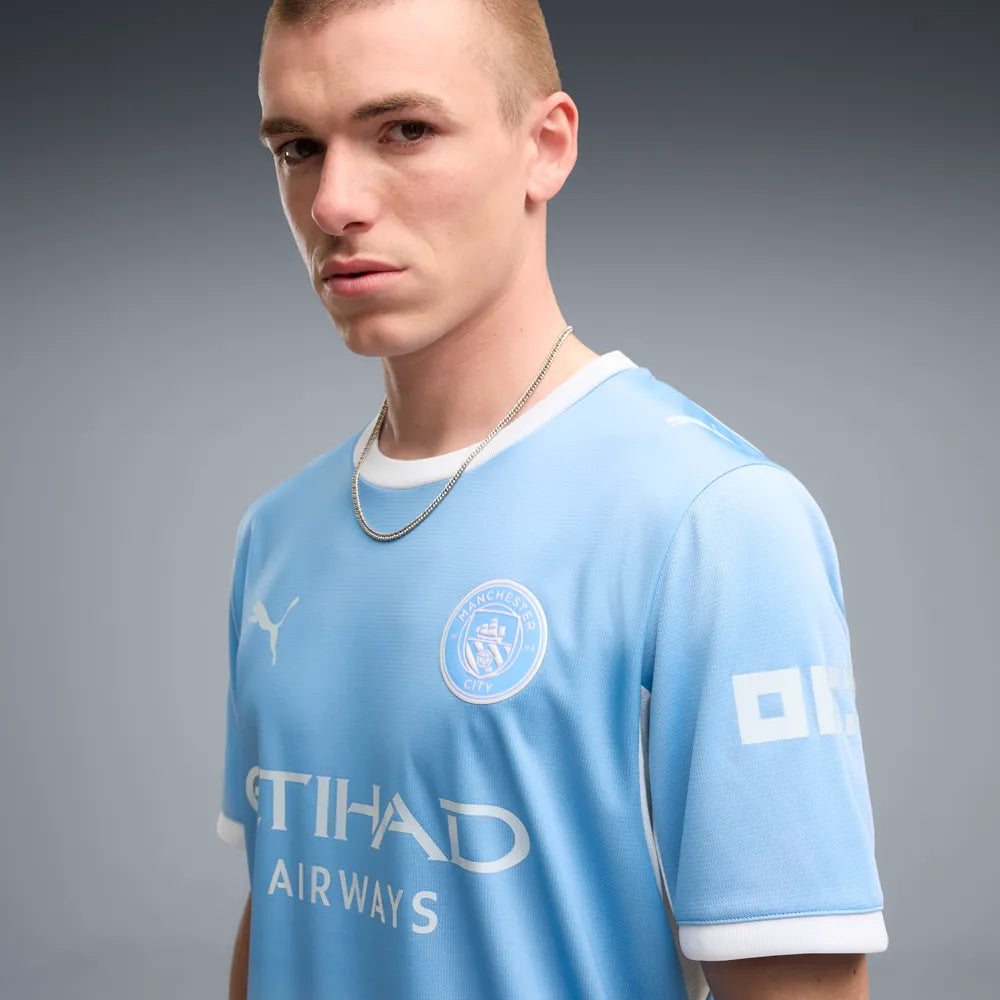 Manchester City Herrenfußballshirt Home Jersey, Heimtrikot mit dryCELL für Spiel, Training und Fanmomente