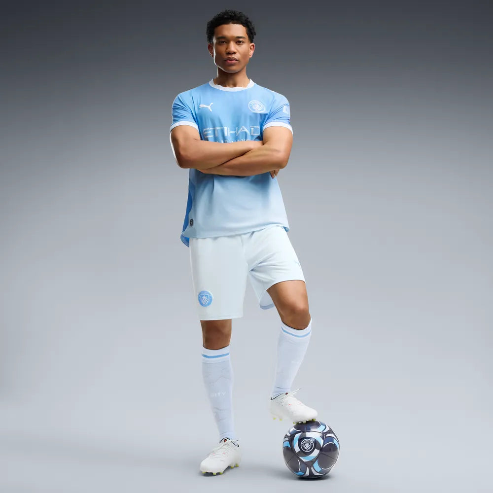 Manchester City Herrenfußballhose Replica, Fußballshorts mit dryCELL für Training und Fanmomente – Bild 