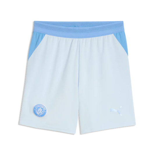 Manchester City Kinderfußballhose Replica, Fußballshorts mit dryCELL für junge Fans – hellblau / 128