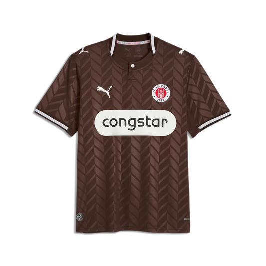 FC St.Pauli Herrenfußballshirt Home 26/27 – braun / S