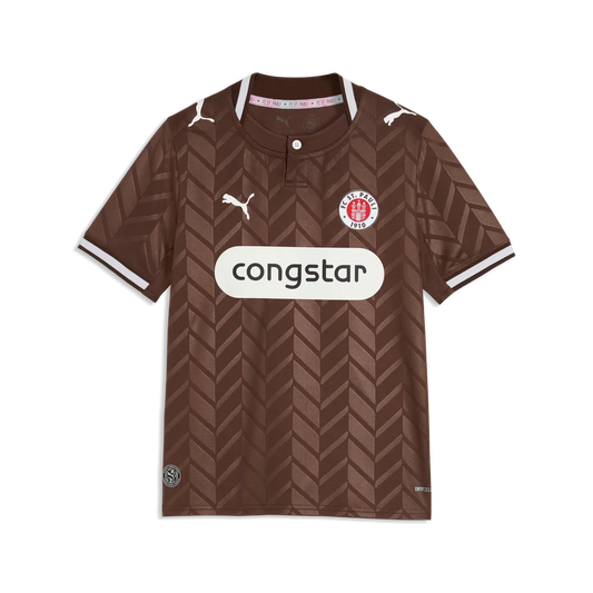 FC St.Pauli Kinderfußballshirt Home 26/27 – braun / 128