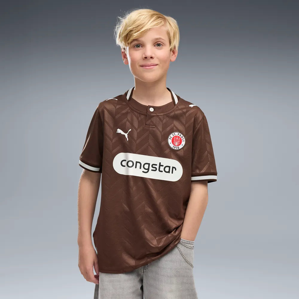 FC St.Pauli Kinderfußballshirt Home 26/27 – Bild 