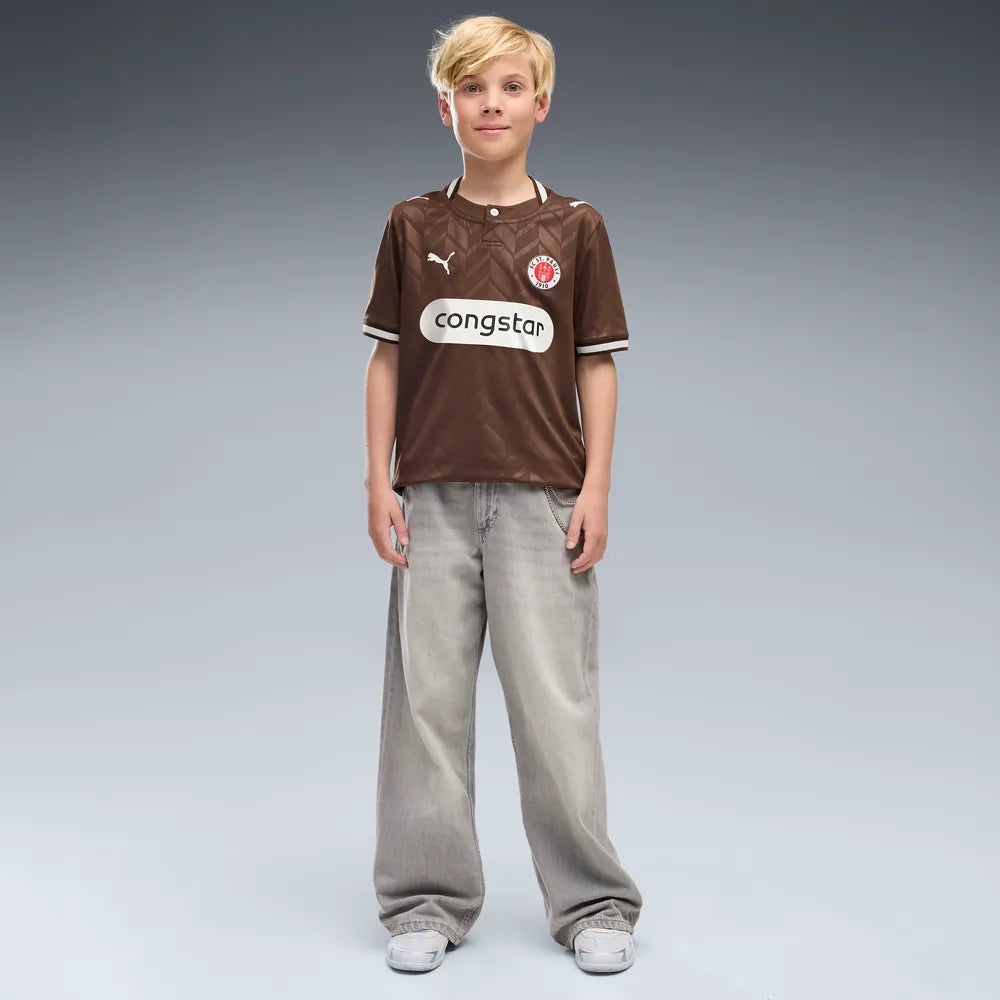 FC St.Pauli Kinderfußballshirt Home 26/27 – Bild 