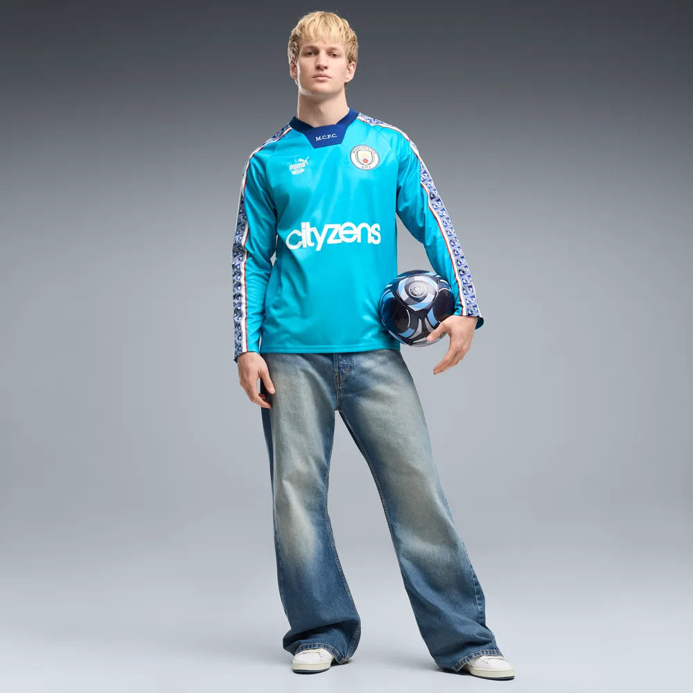 Manchester City Herrenfußballshirt King Jersey LS – Bild 