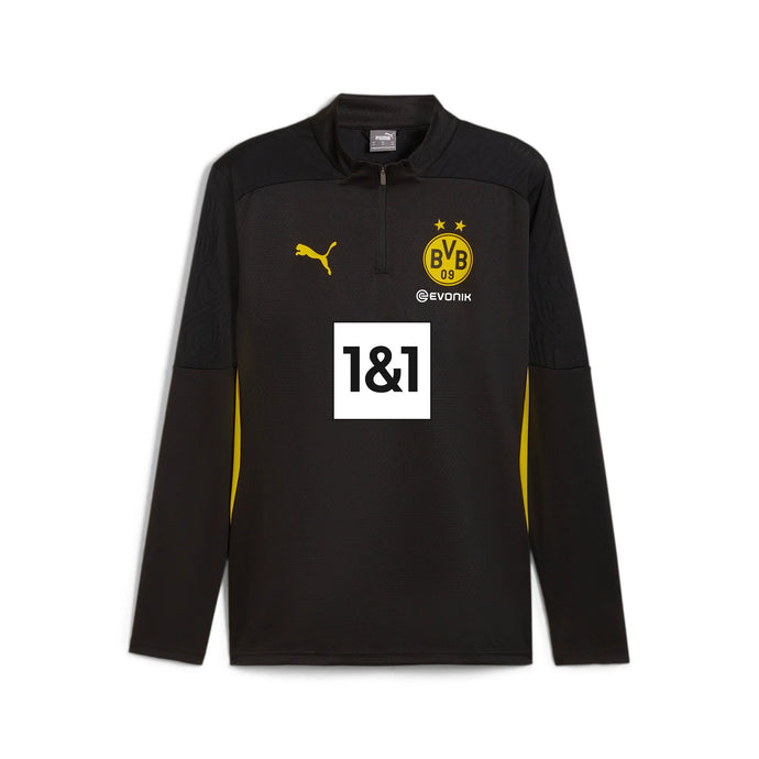 BVB Training 1/4 Zip Top With Sponsor