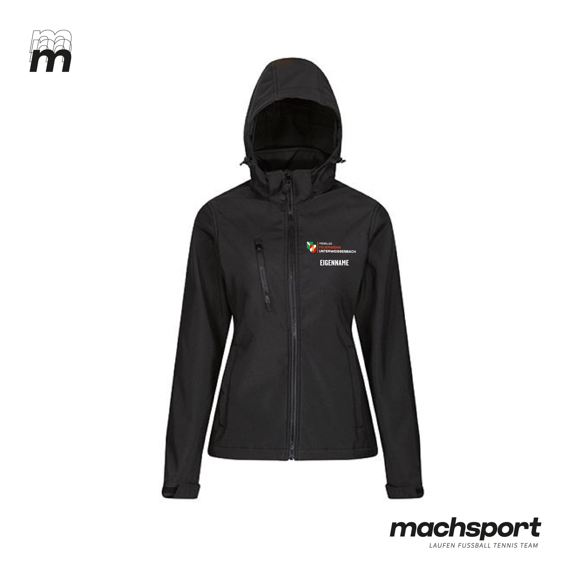 Freiwillige Feuerwehr Unterweißenbach Softshelljacke Damen - machsport – Bild 