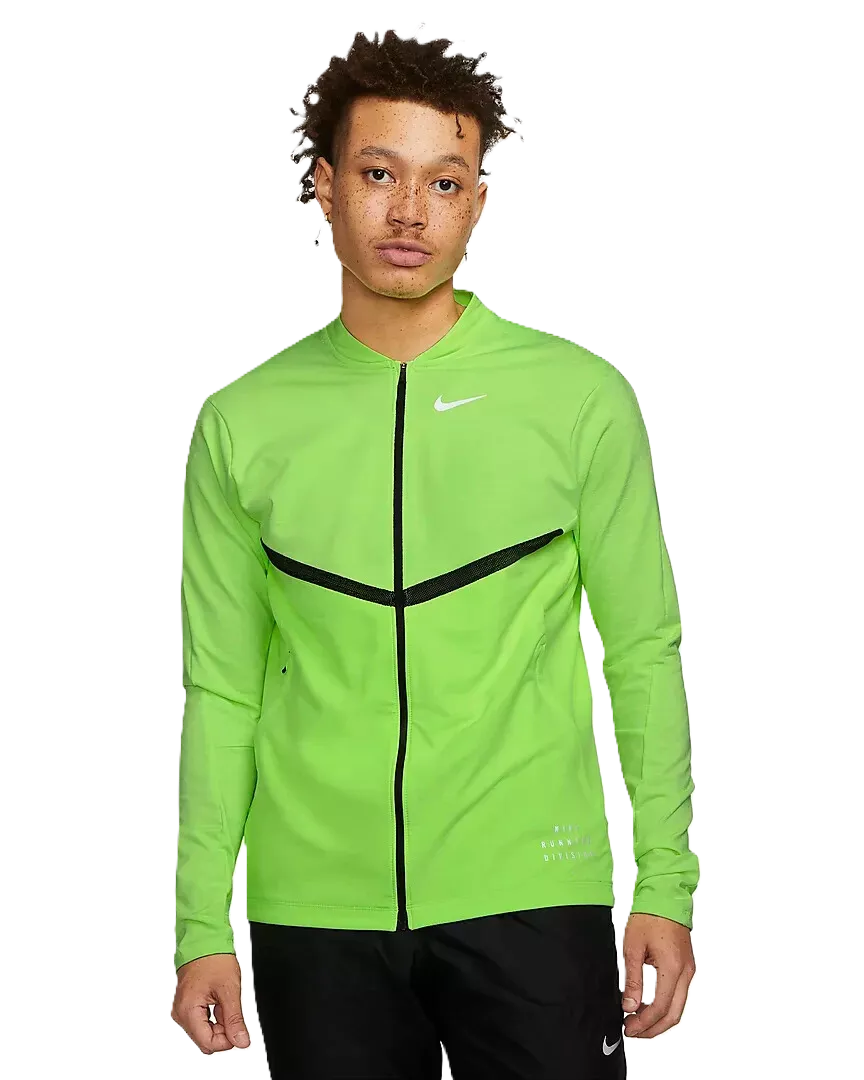 NIKE Men's Full-Zip Running Topa