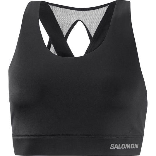 Salomon Sport-BH Cross Run Bra W – schwarz / 38