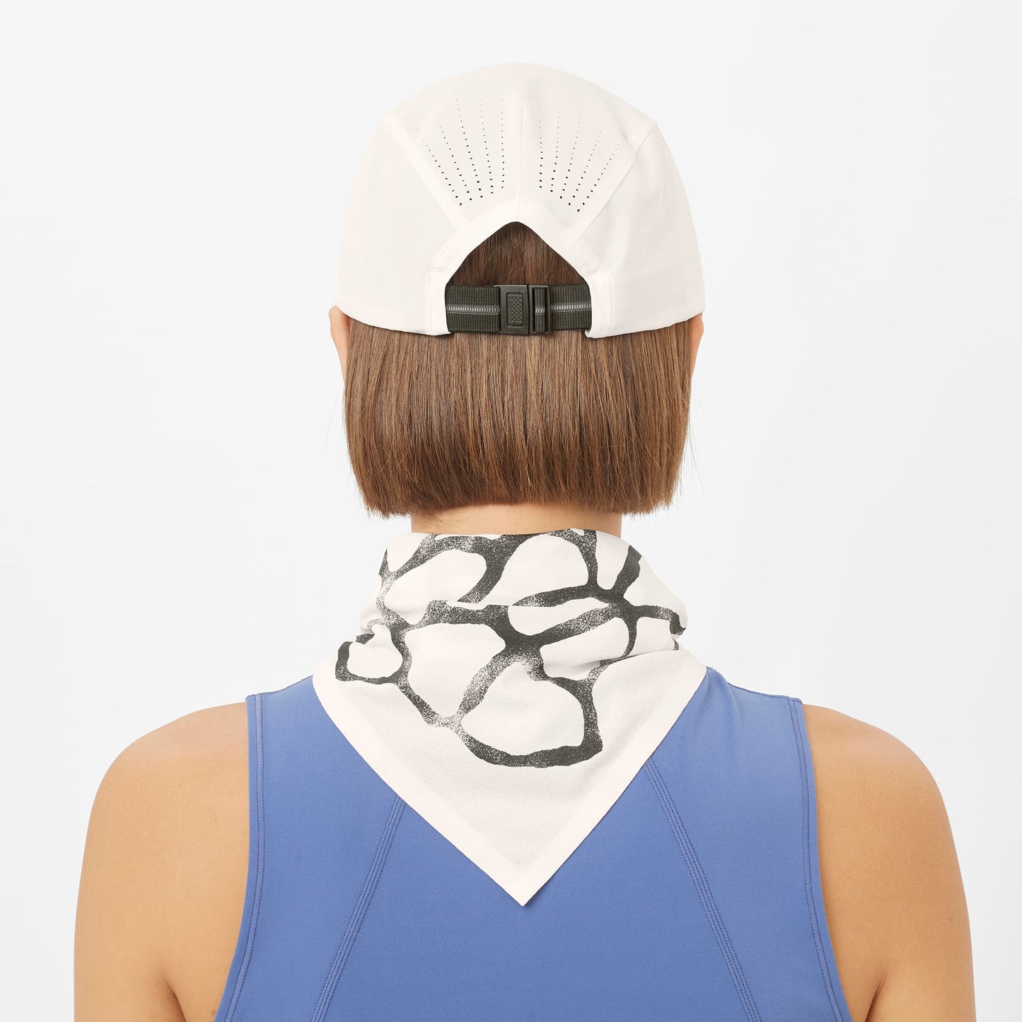 Salomon Cap Shakeout, leichte Laufkappe für Running und Alltag mit Atmun, whisper white - machsport