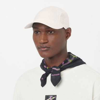 Salomon Cap Shakeout, leichte Laufkappe für Running und Alltag mit Atmun, whisper white - machsport