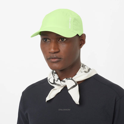 Salomon Cap Shakeout, leichte Laufkappe für Running und Alltag mit Atmungsaktivität und schnelltrocknendem Komfort, butterfly - machsport