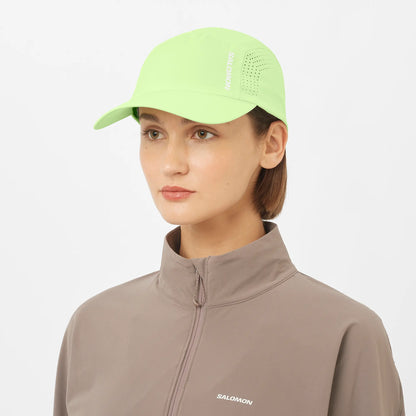 Salomon Cap Shakeout, leichte Laufkappe für Running und Alltag mit Atmungsaktivität und schnelltrocknendem Komfort, butterfly - machsport