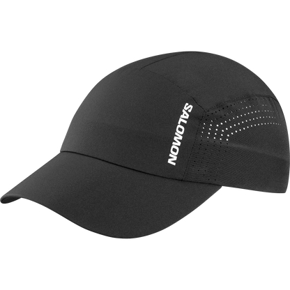 Salomon Cap Shakeout, leichte Laufkappe für Running und Alltag mit Atmungsaktivität und schnelltrocknendem Komfort, deep black - machsport