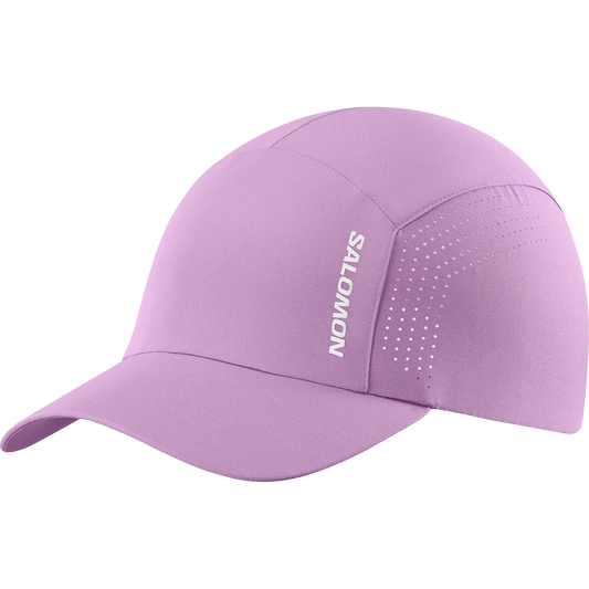 Salomon Cap Shakeout, leichte Laufkappe für Running und Alltag mit Atmungsaktivität und schnelltrocknendem Komfort, iris orchid – lila / S/M