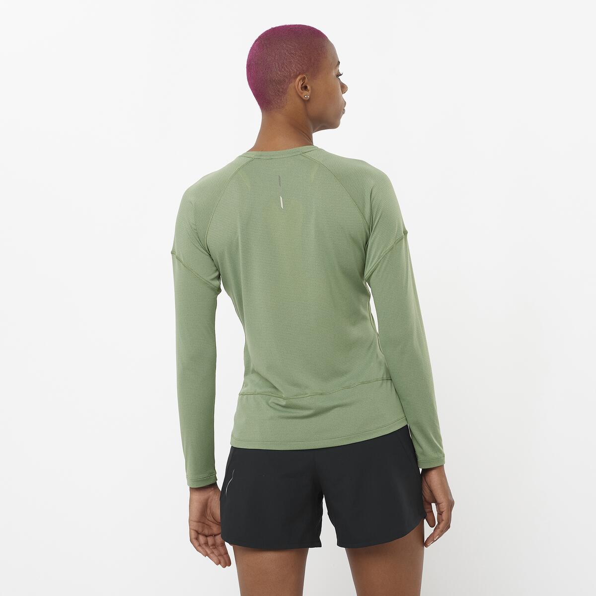 Salomon Damenlangarmshirt Cross Run LS T - machsport