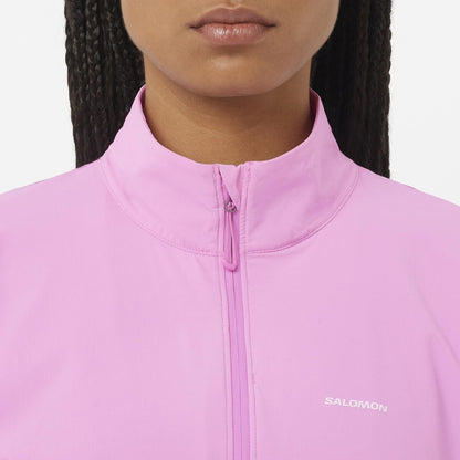 Salomon Damenshirt Sense Aero Hybrid CP PLVR W - machsport