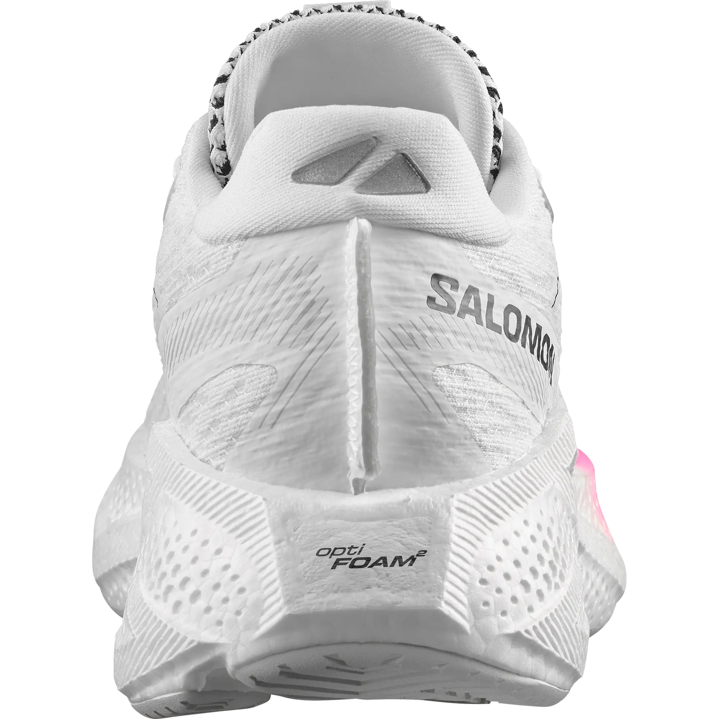 Salomon Damenlaufschuhe Aero Glide 4, Straßenlaufschuhe für tägliches Trainin, white/white - machsport