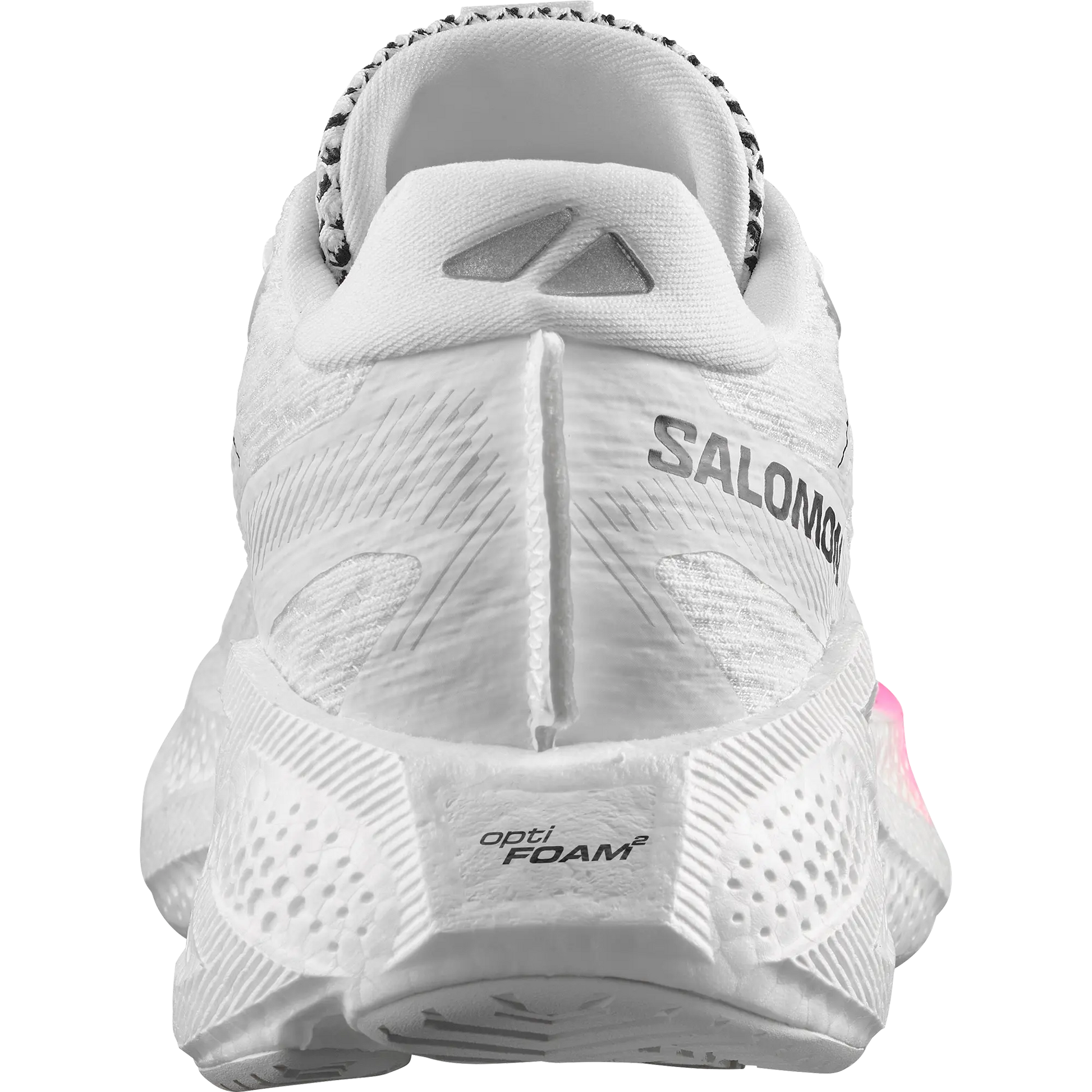 Salomon Damenlaufschuhe Aero Glide 4, Straßenlaufschuhe für tägliches Trainin, white/white - machsport – Bild 