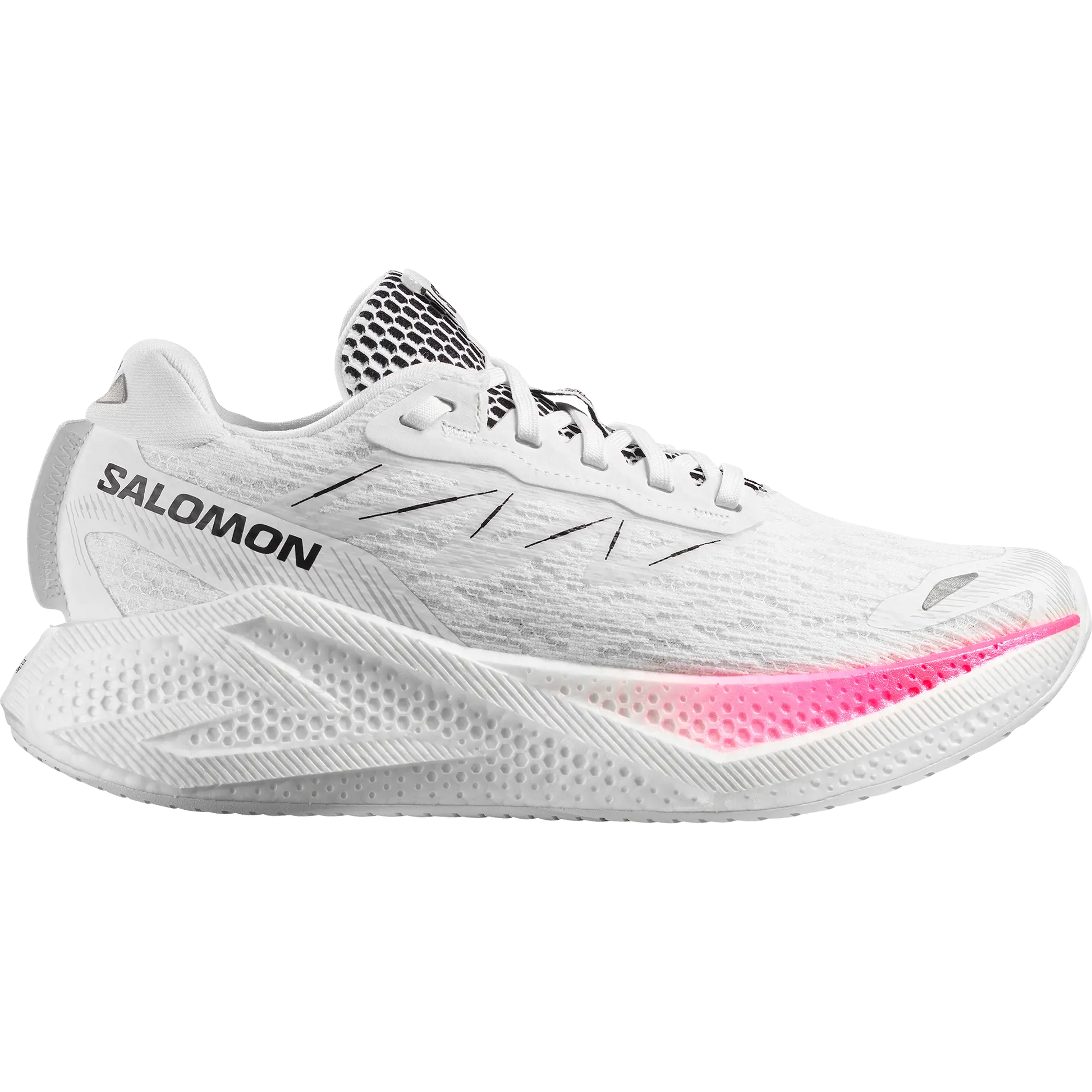 Salomon Damenlaufschuhe Aero Glide 4, Straßenlaufschuhe für tägliches Trainin, white/white - machsport – Bild 