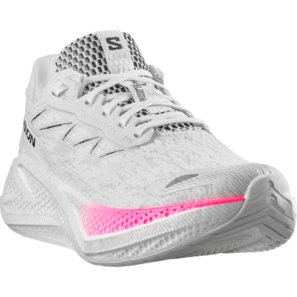 Salomon Damenlaufschuhe Aero Glide 4, Straßenlaufschuhe für tägliches Trainin, white/white - machsport