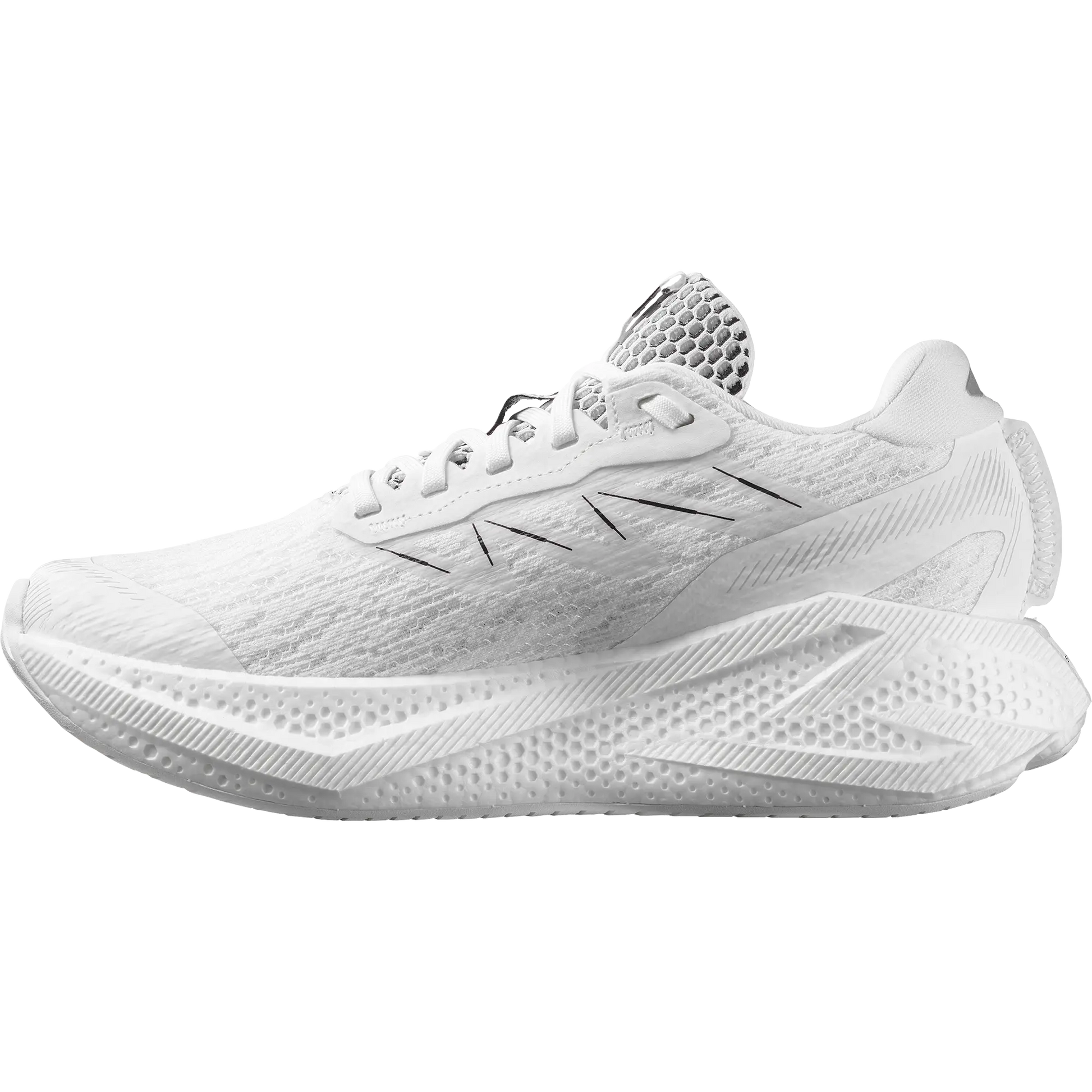 Salomon Damenlaufschuhe Aero Glide 4, Straßenlaufschuhe für tägliches Trainin, white/white - machsport – Bild 