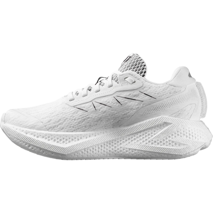 Salomon Damenlaufschuhe Aero Glide 4, Straßenlaufschuhe für tägliches Trainin, white/white - machsport