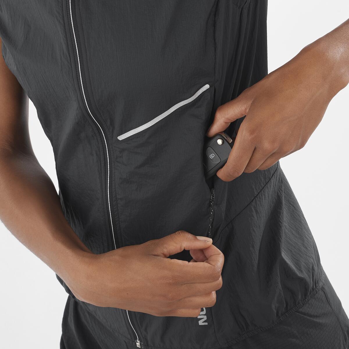 Salomon Damenweste Sense Aero Wind Vest - machsport