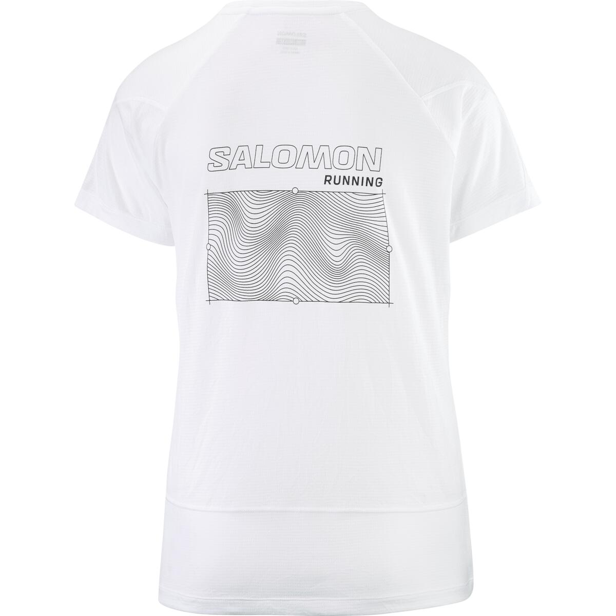 Salomon Damenshirt Cross Run Tee SS GFX - machsport