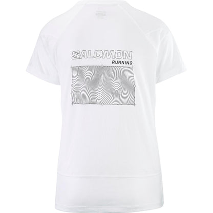 Salomon Damenshirt Cross Run Tee SS GFX - machsport