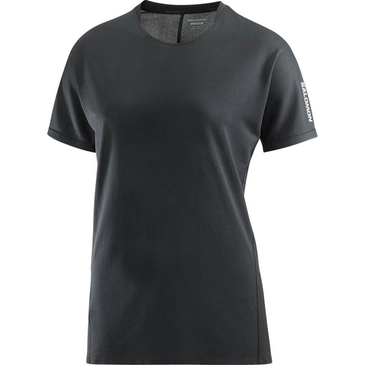 Salomon Damenshirt Sense Aero SS Tee – schwarz / 34