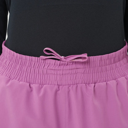 Salomon Damenlaufshort Shakeout Core 2in1 Shorts 4", 2in1 Laufshorts für Running mit Stretch-Innenhose und Reißverschlusstasche, iris orchid - machsport