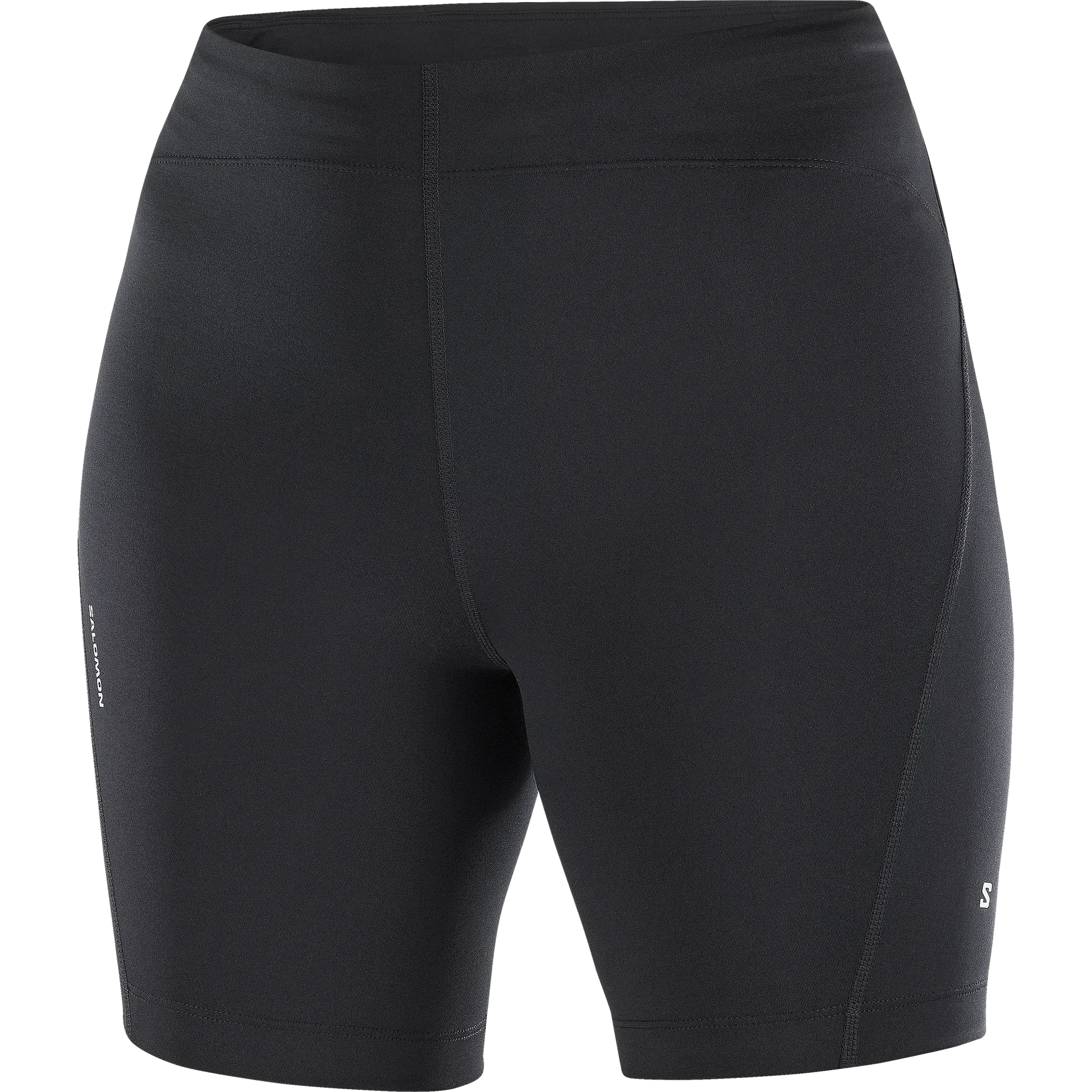 Salomon Shakeout Short Tight 6, Damen Laufshorts Tight für Running m, deep black - machsport – Bild 