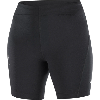 Salomon Shakeout Short Tight 6, Damen Laufshorts Tight für Running m, deep black - machsport