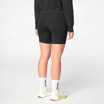 Salomon Shakeout Short Tight 6, Damen Laufshorts Tight für Running m, deep black - machsport