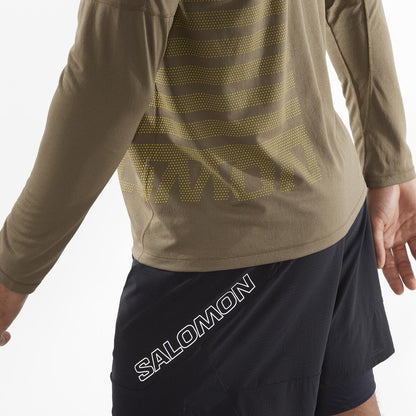 Salomon Herrenlangarmshirt Sense Aero LS TEE GFX - machsport