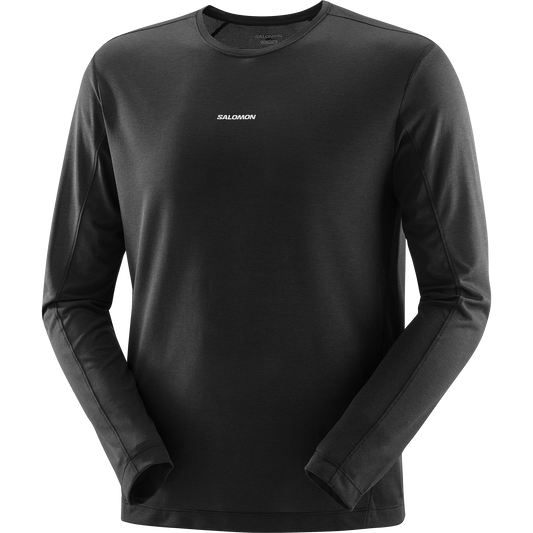Salomon Herrenshirt Shakeout Core LS Tee – schwarz / S